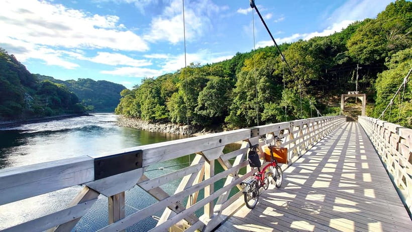 Cycling Tour at Uji's Matcha Green Tea Fields and Heritage - The Uji River ride: the part you’ll remember