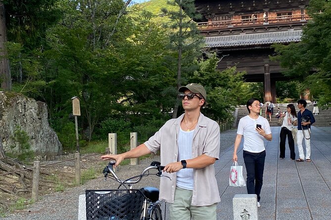 Explore Hidden Kyoto by E-Bike: Private, Scenic & Fun - Demachi Futaba wagashi and Somei Well water source