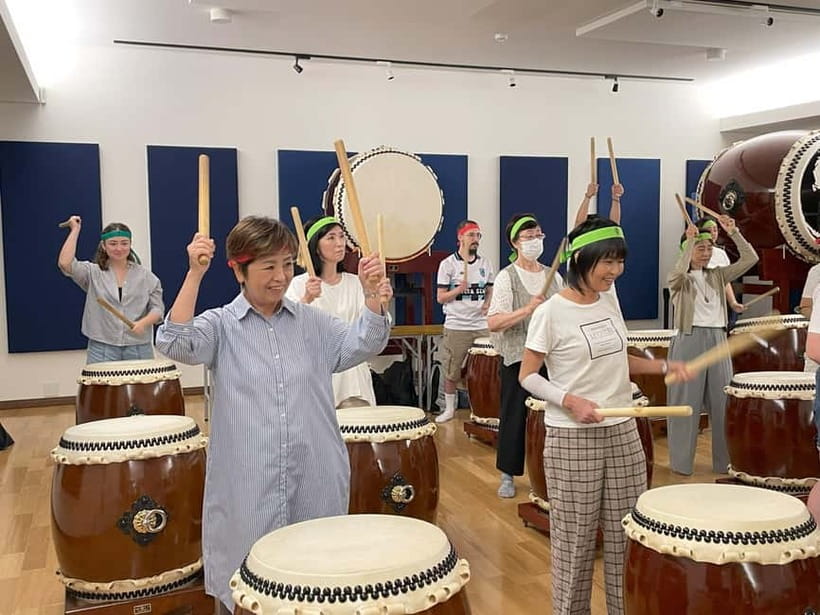 From Kyoto: Japanese Drum Taiko Workshop in Osaka - A taiko workshop that starts at JR Kyoto Station
