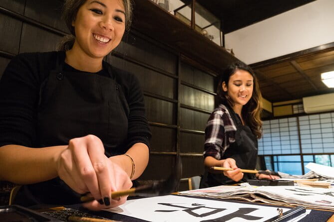 Japanese Calligraphy - Shodo - Lesson (near Kyoto Station) - Family-Friendly Shodo: Why Kids Usually Do Great