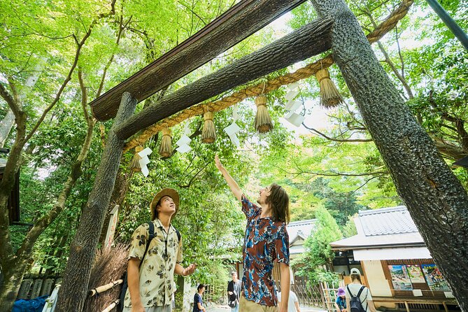 Kyoto: Arashiyama Walking Tour – UNESCO World Heritage - Crossing toward the Monkey Park mindset