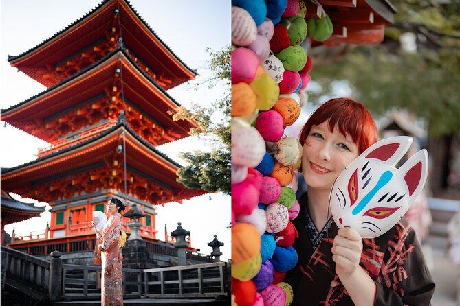 Kyoto Gion, Fushimi Inari, Arashiyama private Photoshoot - Stop 2: Hōkan-ji Temple and Yasaka Pagoda for strong, classic structure