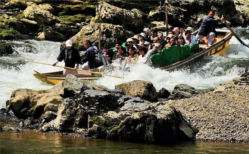 Kyoto Hozugawa River Boat Sagano Romantic Train Tour - Hozugawa River Boat Ride: The Rapids Between Kameoka and Arashiyama