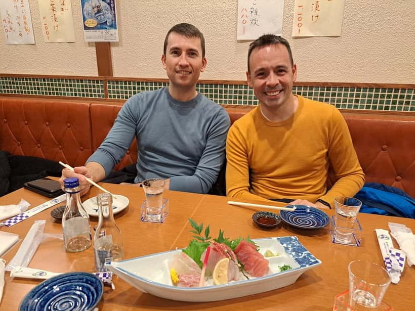 Kyoto: Izakaya Nightlife Tour with Local Guide - The first stop: beer, dinner, and local snacks without the menu headache