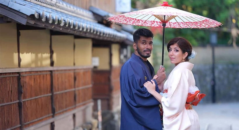 Kyoto Kimono Rental mimosa |Kimono/Yukata Rental Couple Plan - Why this Higashiyama location makes the whole day easier