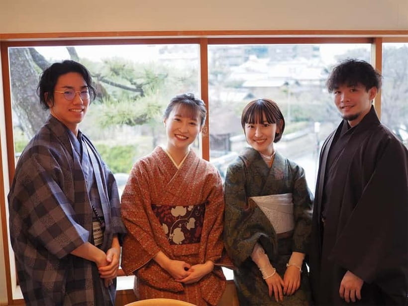 Kyoto Kimono Rental mimosa |Kimono/Yukata Rental Couple Plan - Return time and next-day options (so you don’t stress)