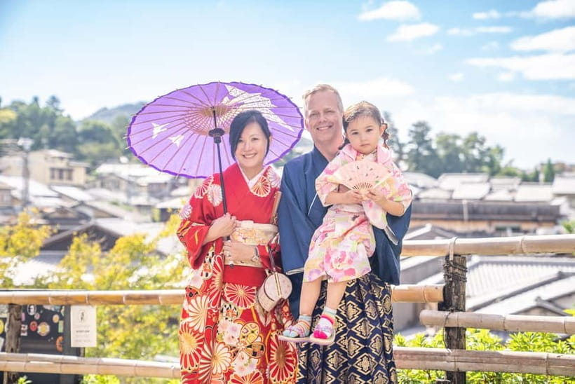 Kyoto Kimono Rental mimosa｜Kimono/Yukata Rental Family Plan - Your day: a 9-hour kimono stroll centered on Kodaiji and Kiyomizu-dera