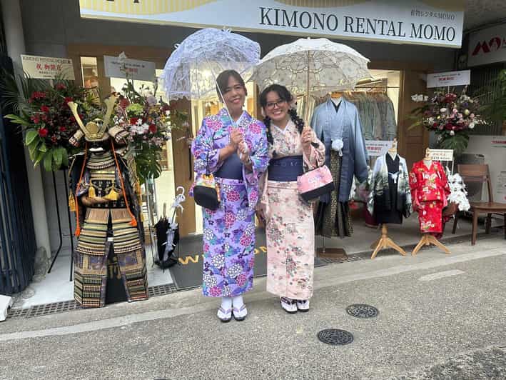 Kyoto: Kimono Rental with Hairstyling and Accessories - The Fitting Stack: Undergarments, Half Scarf Belt, and Straw Sandals