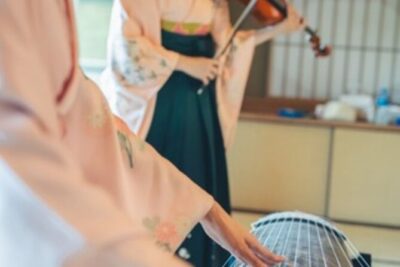 Kyoto: Matcha & Traditional Japanese Music Immersive Experience - The tea-room setting at Tea House Labo