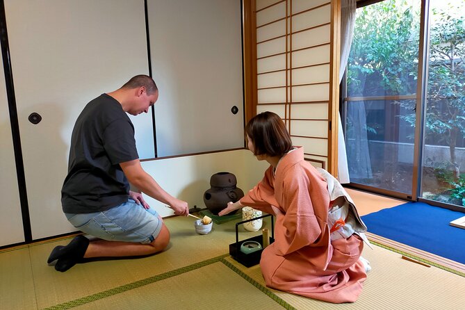 Kyoto near Fushimiinari Wagashi making&Small Group Tea Ceremony - Matcha from ceremonial preparation to you doing it