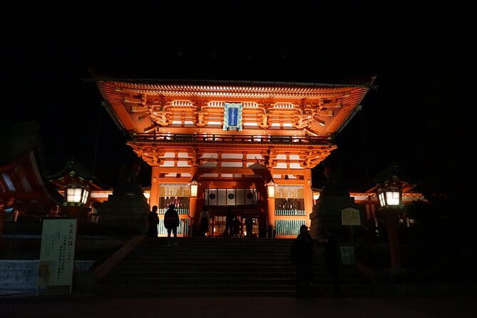 Kyoto Night Walking Guided Tour at Fushimi Inari Shrine - Price and value: $39.19 for a guided night at a free-entry shrine