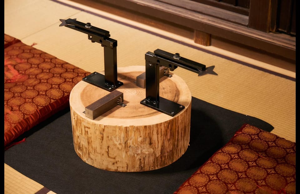 Kyoto: Ninja Weapon Forging Experience - The kanji engraving and take-home box: the souvenir part that actually matters