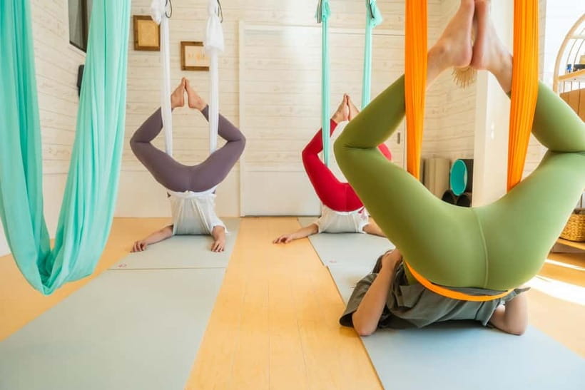 Kyoto: Private Aerial Yoga Class - How Good Value Really Works for $61