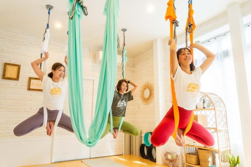 Kyoto: Private Aerial Yoga Class - Private Class Energy: A Smaller Experience, More Personal