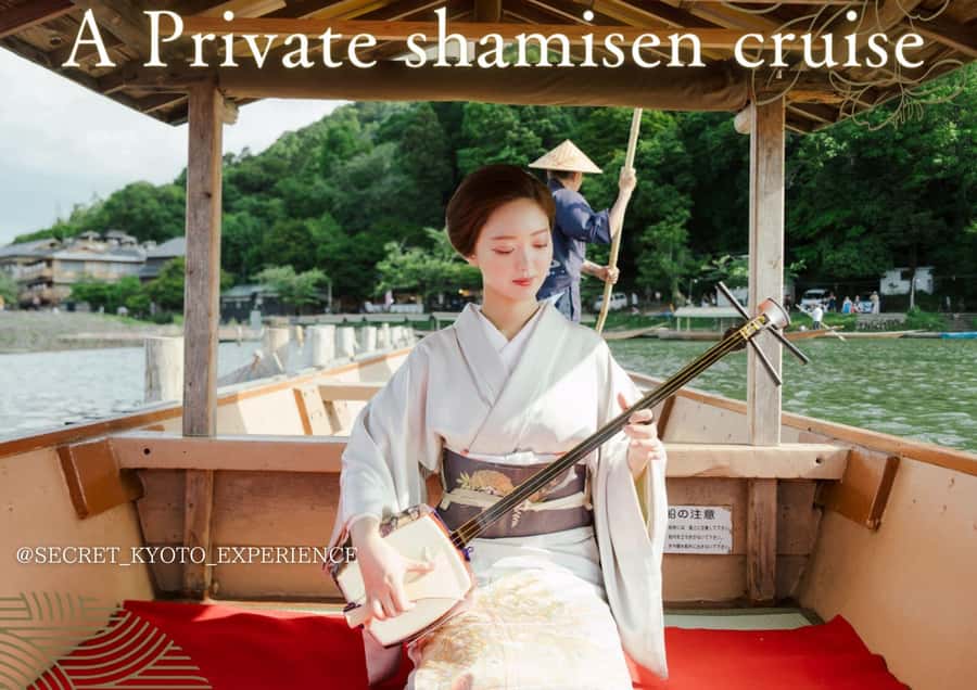 Kyoto: Private Boat Cruise with Shamisen and Games - A Private Yakatabune Cruise Actually Changes the Feeling of Arashiyama