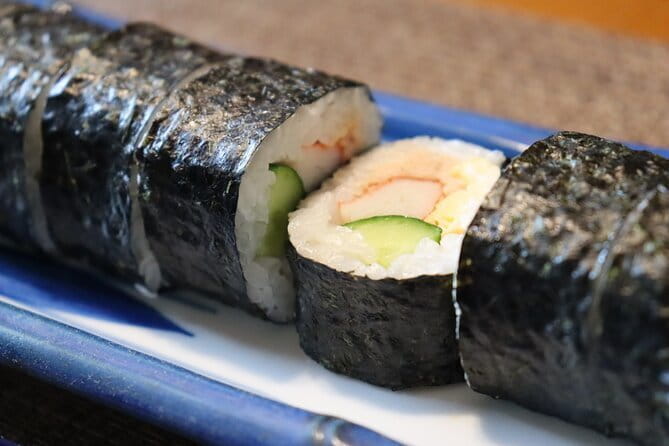 Kyoto Sushi & Takoyaki Cooking Class near Gion and Kiyomizu-dera! - Your meal, plus sake or beer or juice