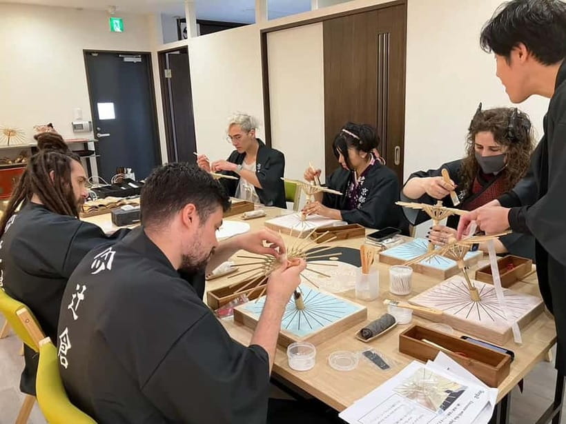 Kyoto: Traditional Mini Umbrella Making Workshop - A Relaxed Workshop Atmosphere That Helps You Focus