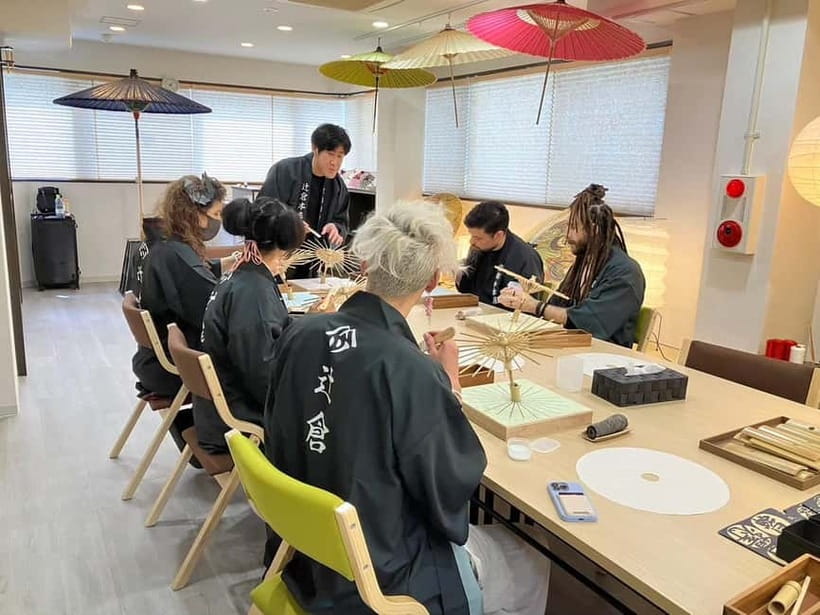 Kyoto: Traditional Mini Umbrella Making Workshop - Wheelchair Accessible, but Check Age Fit