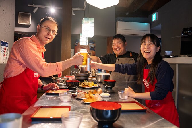 Kyoto Udon and Tempura Cooking Class with Professional Chefs - Eat What You Make: Udon, Sushi, Tempura, Plus a Mini Sake Tasting