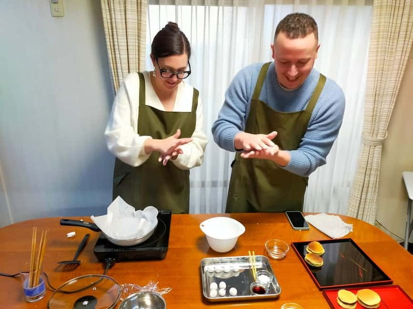 Kyoto: Wagashi (Japanese sweets) Cooking near Fushimiinari - Matcha with your sweets: tea time is not an afterthought