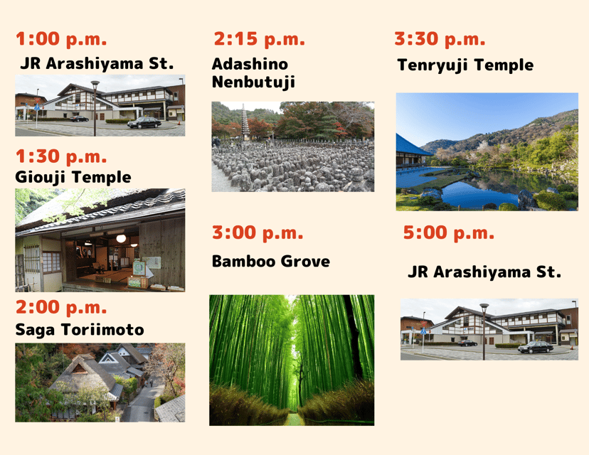 Kyoto:Quiet Arashiyama and Sagano Temples - Sagano Bamboo Grove and Tenryu-ji: Views Plus Temple Depth
