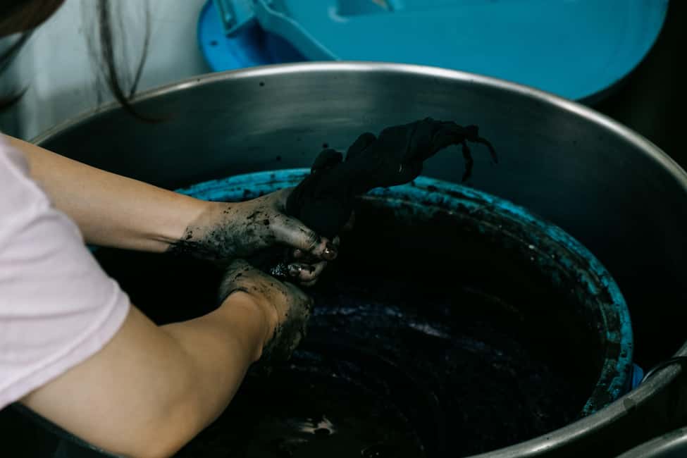Natural Indigo Dyeing with Local Masters (Private Atelier) - The Hands-On Part: Folding, Binding, and Dipping Your Textile