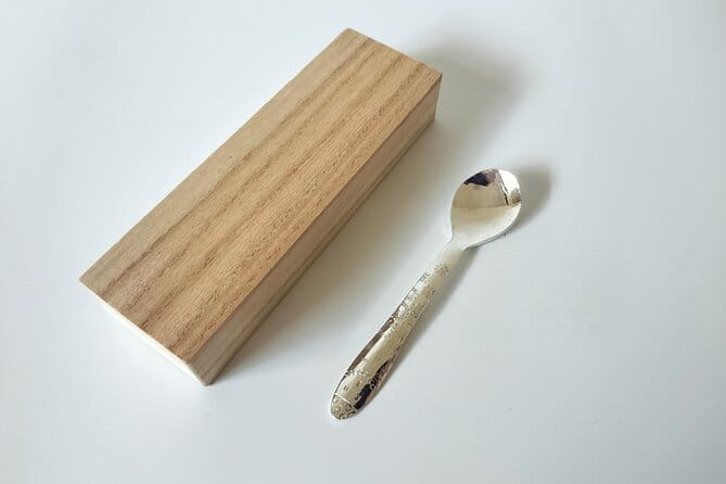 Pure Silver Spoon Making Workshop in Kyoto - The 2.5-hour flow: from pattern stamping to your final polish