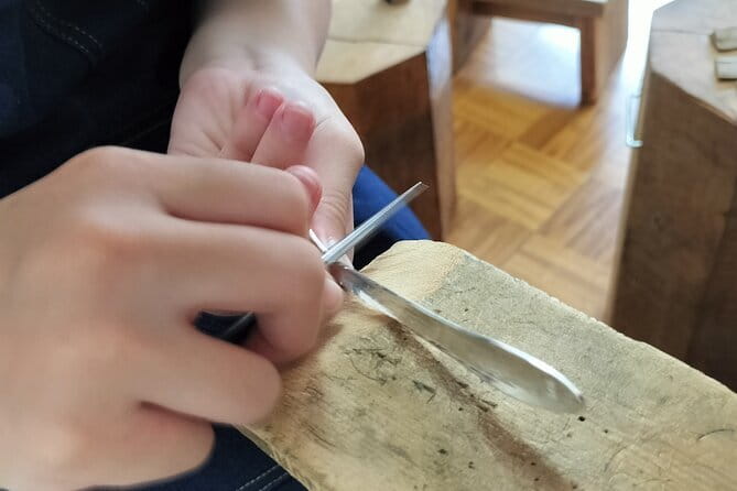 Pure Silver Spoon Making Workshop in Kyoto - Private group energy and the language question
