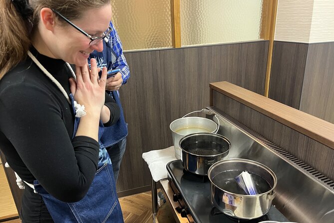 Sekka Cotton Furoshiki Class - The dyeing time becomes part of the experience