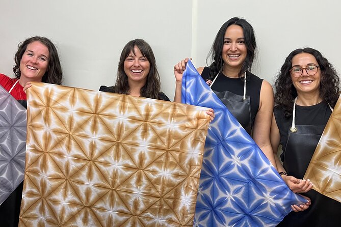 Sekka Cotton Furoshiki Class - Your lesson: how Sekka shibori works (folding, boards, dye)