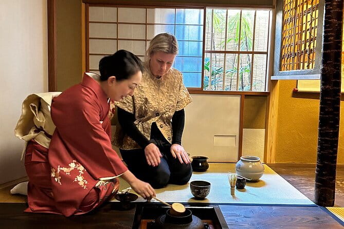 Tea Ceremony in 150 Years Old Townhouse with Tables and Chairs - Entering the Course: Ninenzaka Arrival to Tea-Room Etiquette